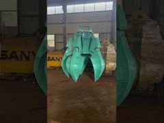 Le bras télescopique SK350 25M avec prise de peau d'orange va être achevé.